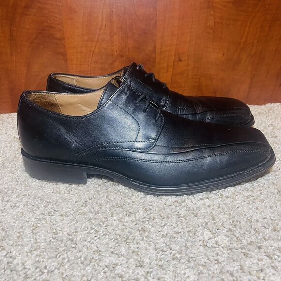 Johnston &  Murphy Men's Dress Shoes Size 9 Leather Black - Picture 2 of 8
